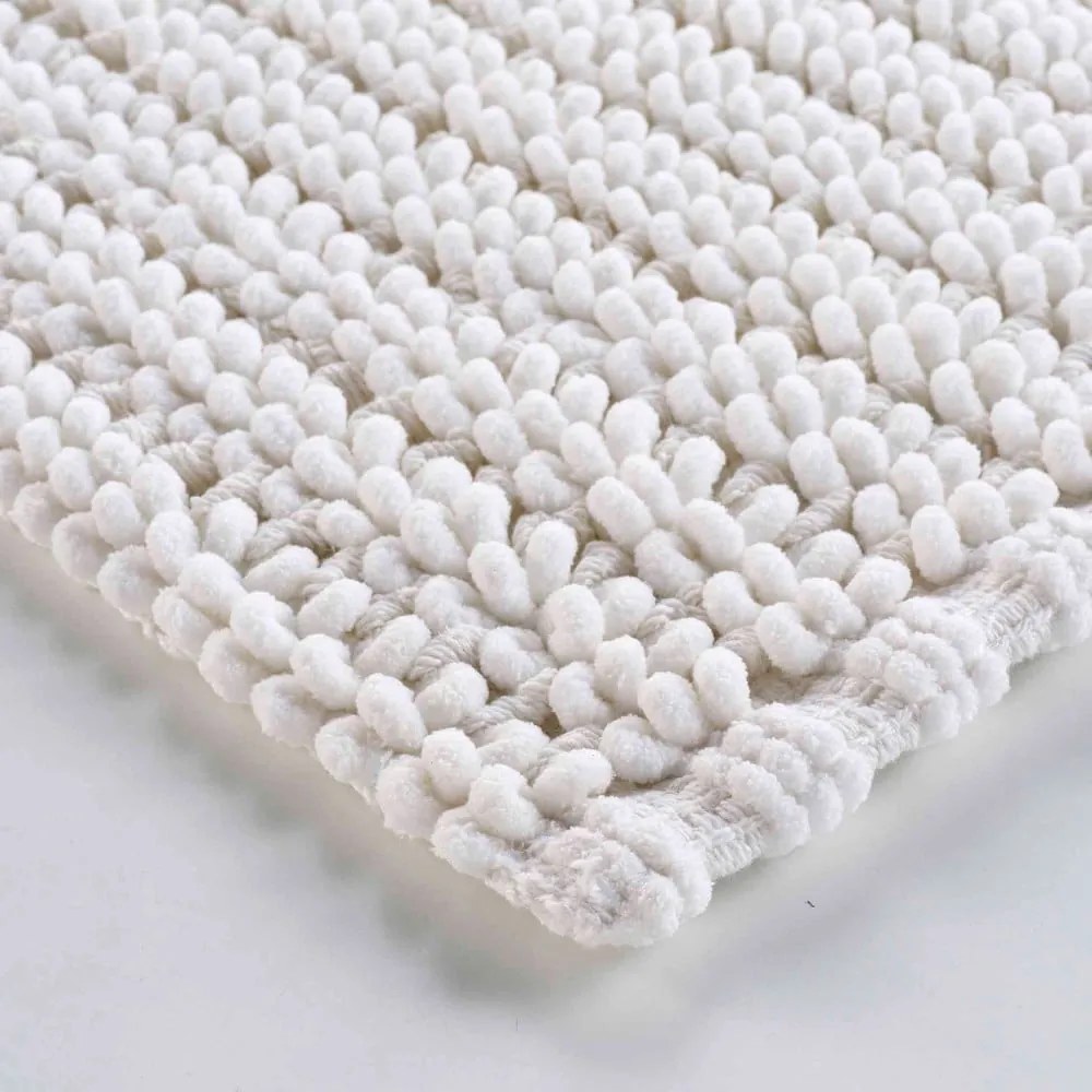 Biały dywanik łazienkowy 50x80 cm Voltis – douceur d'intérieur