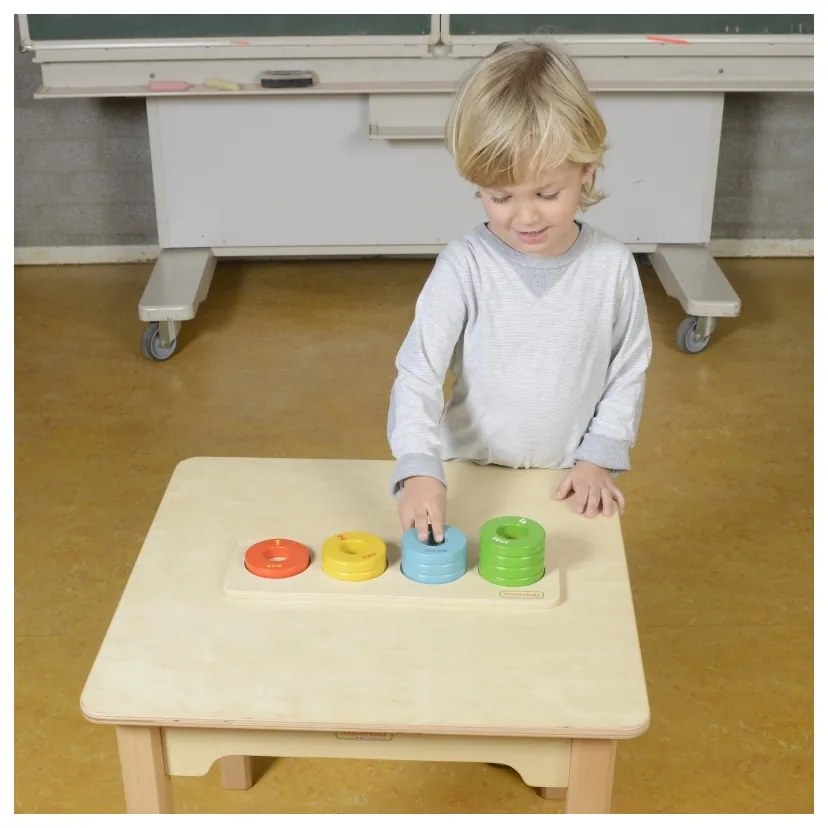 Masterkidz gra nauka liczenia kolorów rozmiarów układanka montessori