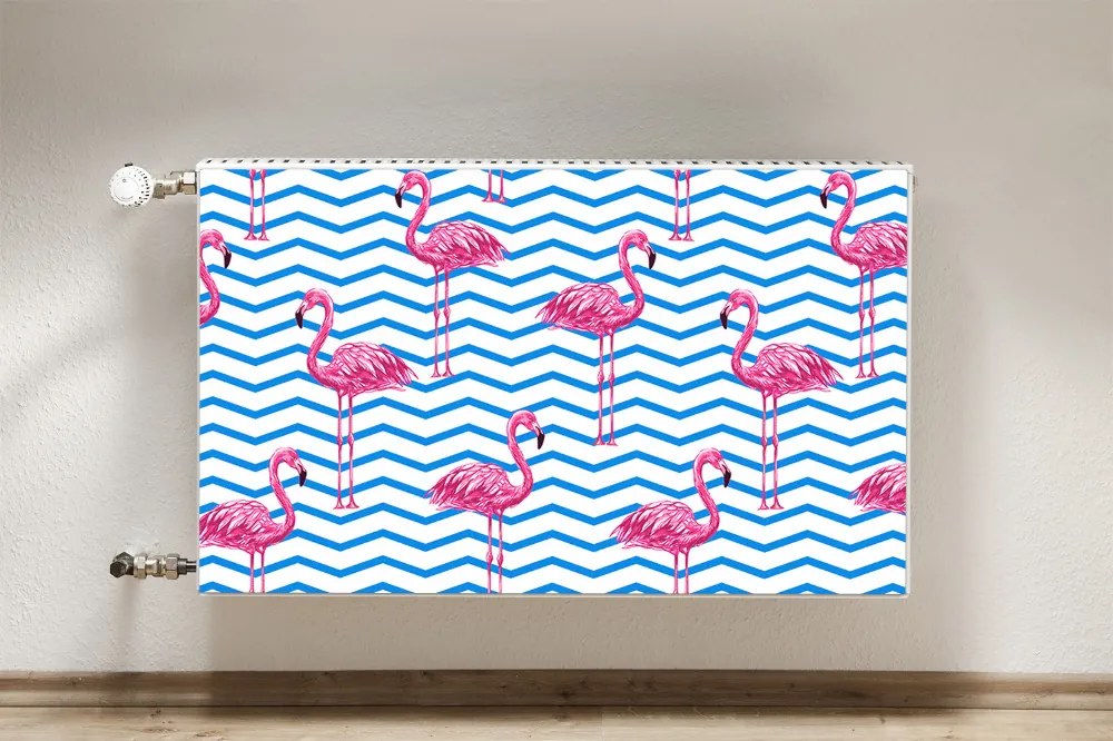 Maskownica na kaloryfer Flamingi