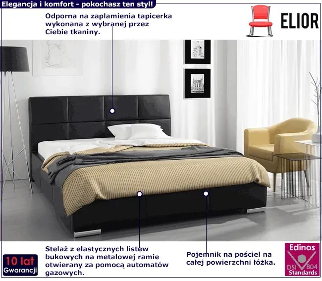 Łóżko tapicerowane 160x200 K8-N39