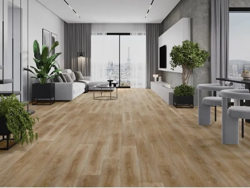 Mexen San Marcos panele winylowe 1240 x 182 mm SPC 6,5 mm, podkład IXPE 1,5 mm, 4 V-Fuga, Dąb - F1048-1240-182-505-4V1-01
