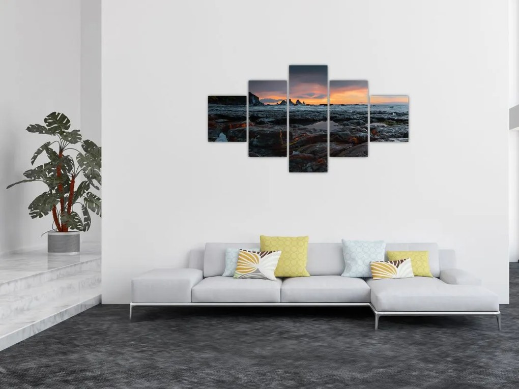Obraz - krajobraz w Nowej Zelandii (125x70 cm)