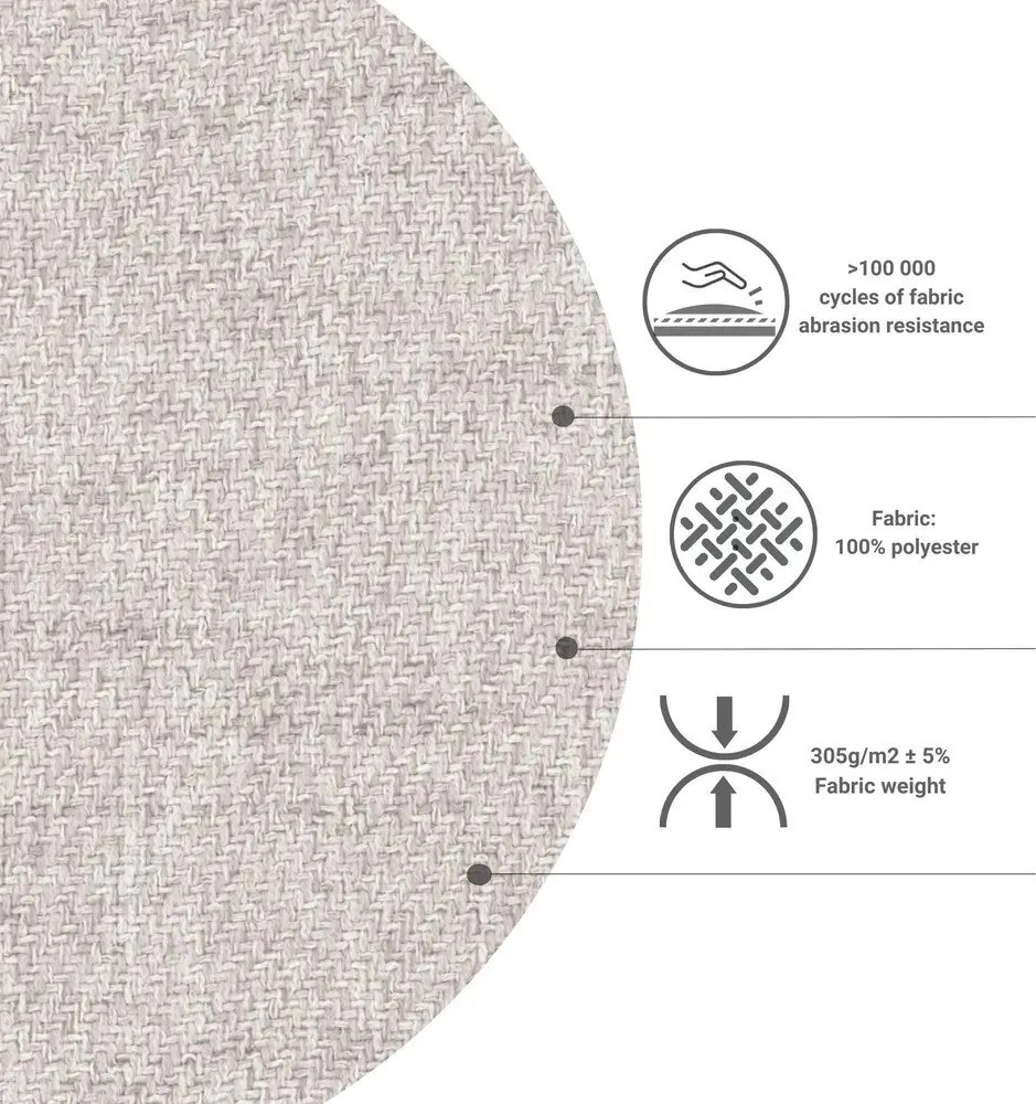 Kremowy rozkładany narożnik (róg zmienny) Homely Tommy – Miuform