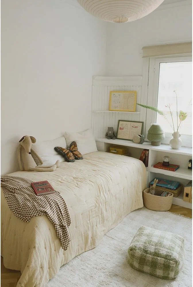 Zielony dziecięcy worek do siedzenia Vichy – Lorena Canals