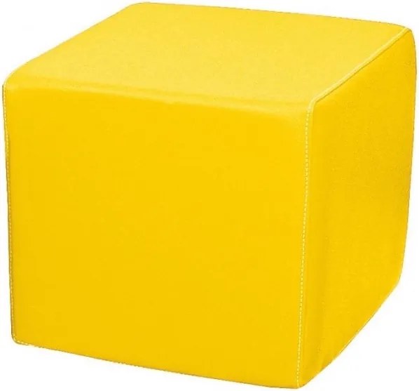 Piankowa pufa przedszkolna Kiddo kwadrat, wysokość 35 cm