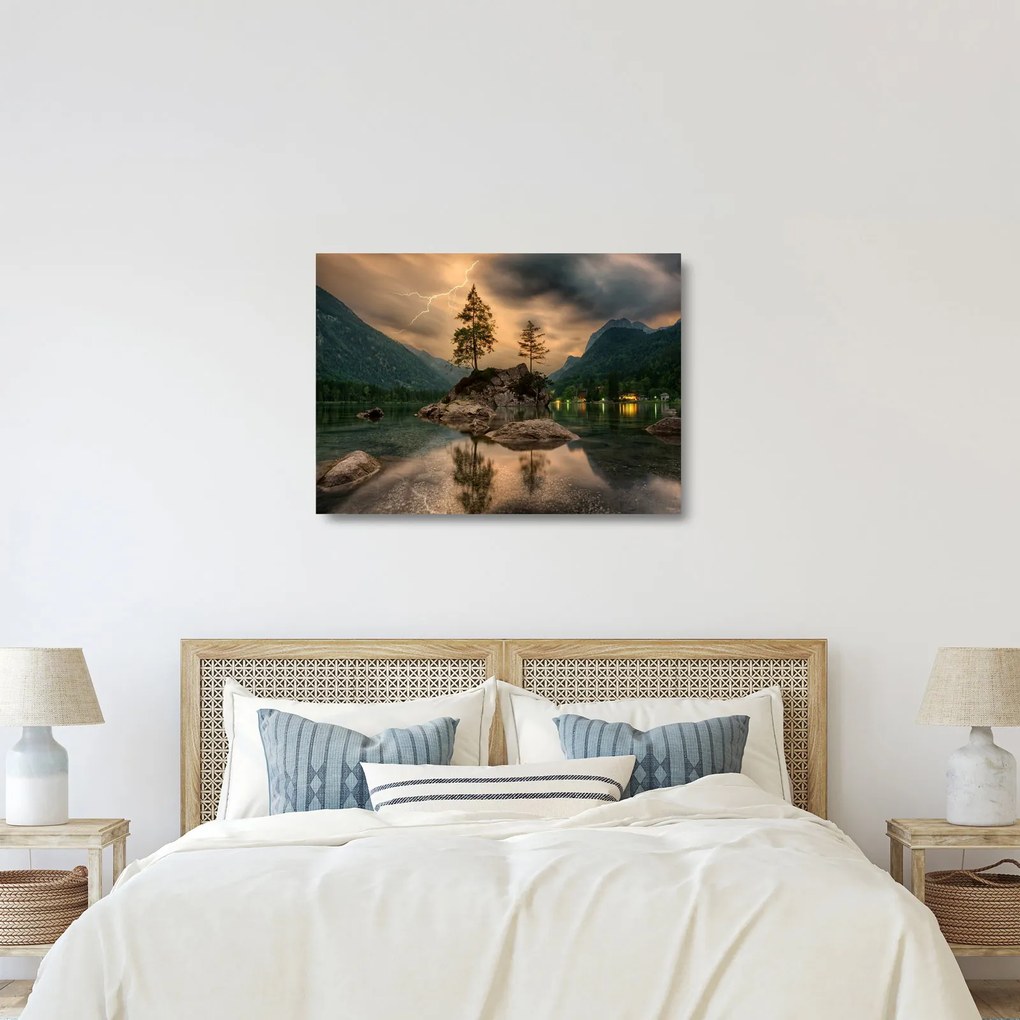 Piękny obraz na szkle - krajobraz (70x50 cm)
