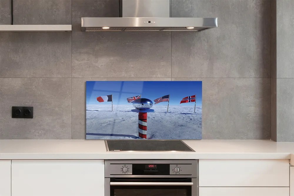 Panel szklany do Kuchni Brazylijski Sztandar