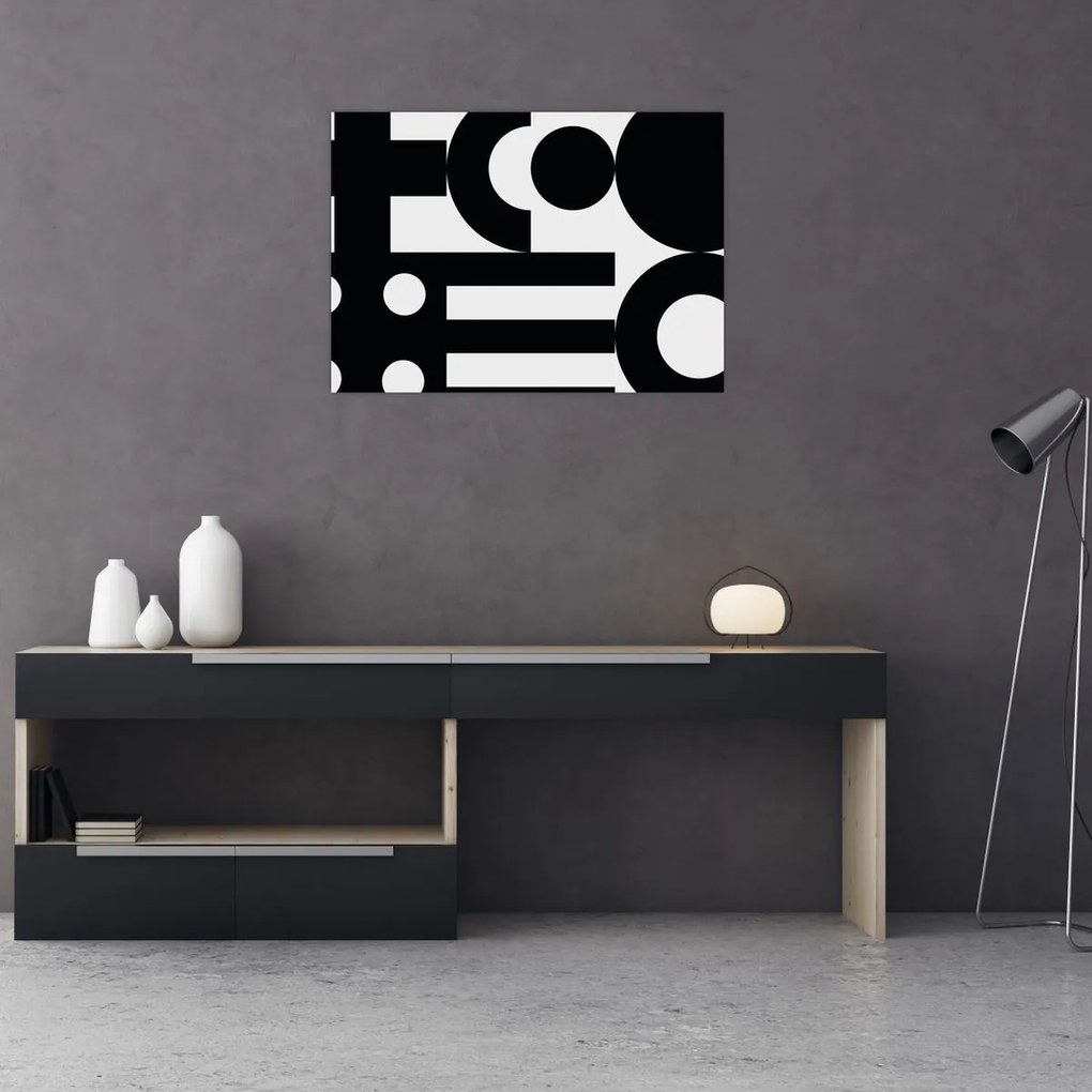 Obraz - Abstrakcja geometryczna N⁰3 (70x50 cm)