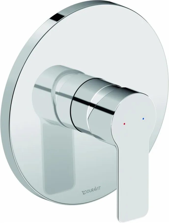 Duravit DC4210010010 - Podtynkowa bateria prysznicowa D-CODE, chrom błyszczący