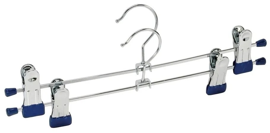 Komplet 2 wieszaków na ubranie z klipsami Wenko Hanger Snap Small