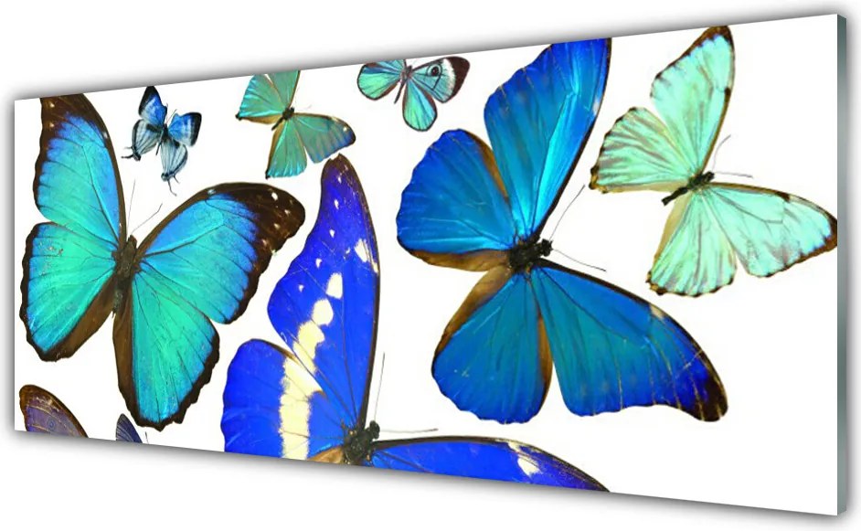 Szkło do Kuchni na Ścianę Taniec Motyli na Wietrze