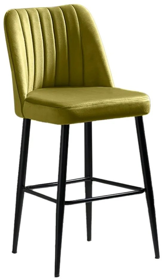 Zestaw krzeseł barowych Vento Green and Black, 4 szt., 4 szt.