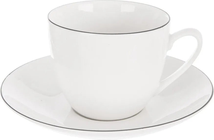 Biała porcelanowa filiżanka do cappuccino 210 ml Decora – Orion