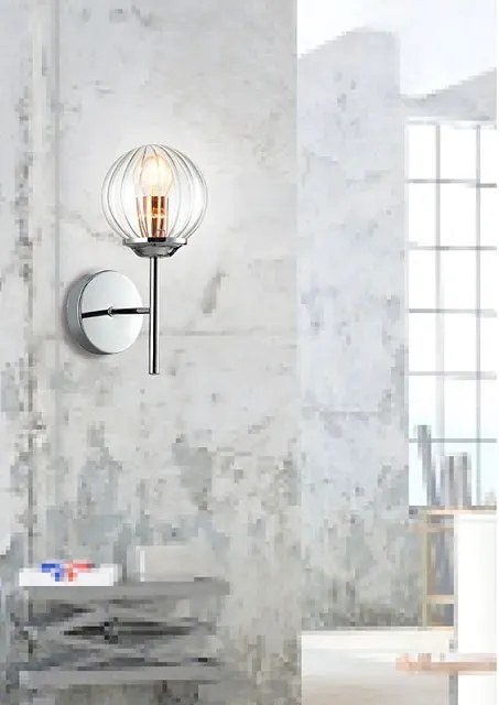 Nowoczesny kinkiet w stylu glamour - K120 E2-D10