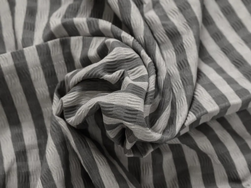 PrzytulneMieszkanie.pl PrzytulneMieszkanie.pl Pościel z kory ARLENA BLEND czarna hotelowa kieszeń Rozmiar pościeli: 70 x 90 cm | 140 x 200 cm