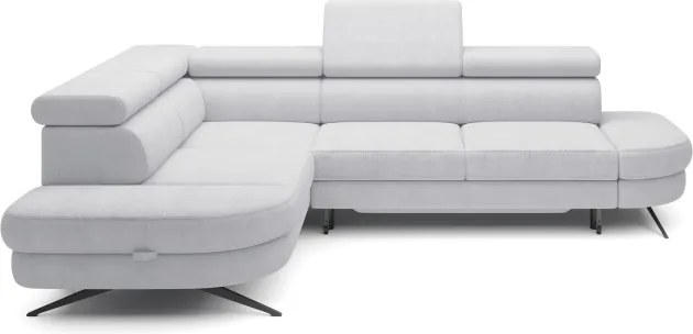 Narożnik OTIS L Lewostronny Regulowane Zagłówki wolnostojący tkanina AURORA 15 WERSAL