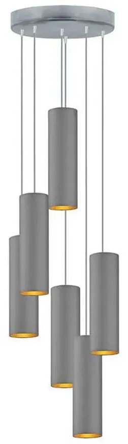 Lampa wisząca z sześcioma abażurami - M9-F60