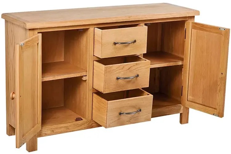 Dębowa komoda do salonu i przedpokoju - Funis