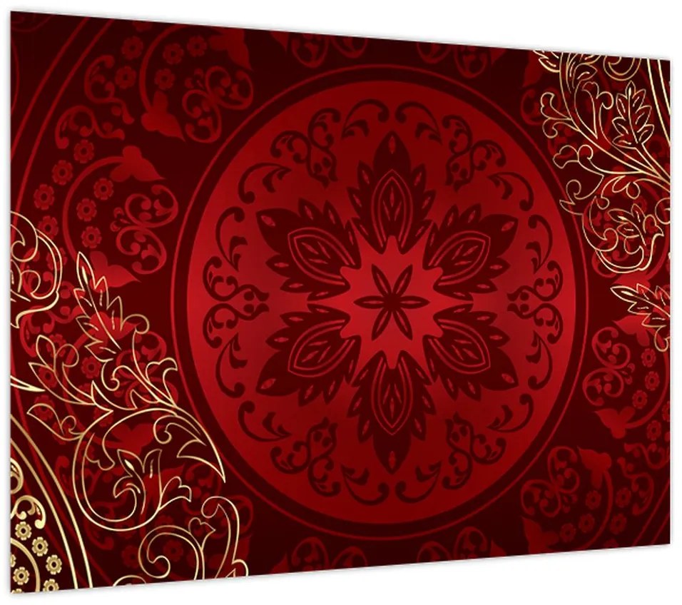 Obraz - Złote mandale (70x50 cm)