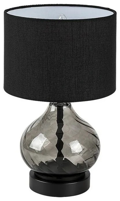 Rabalux 74034 dekoracyjna lampa stołowa Pirelo, E14, 1x maks. 25 W, czarny
