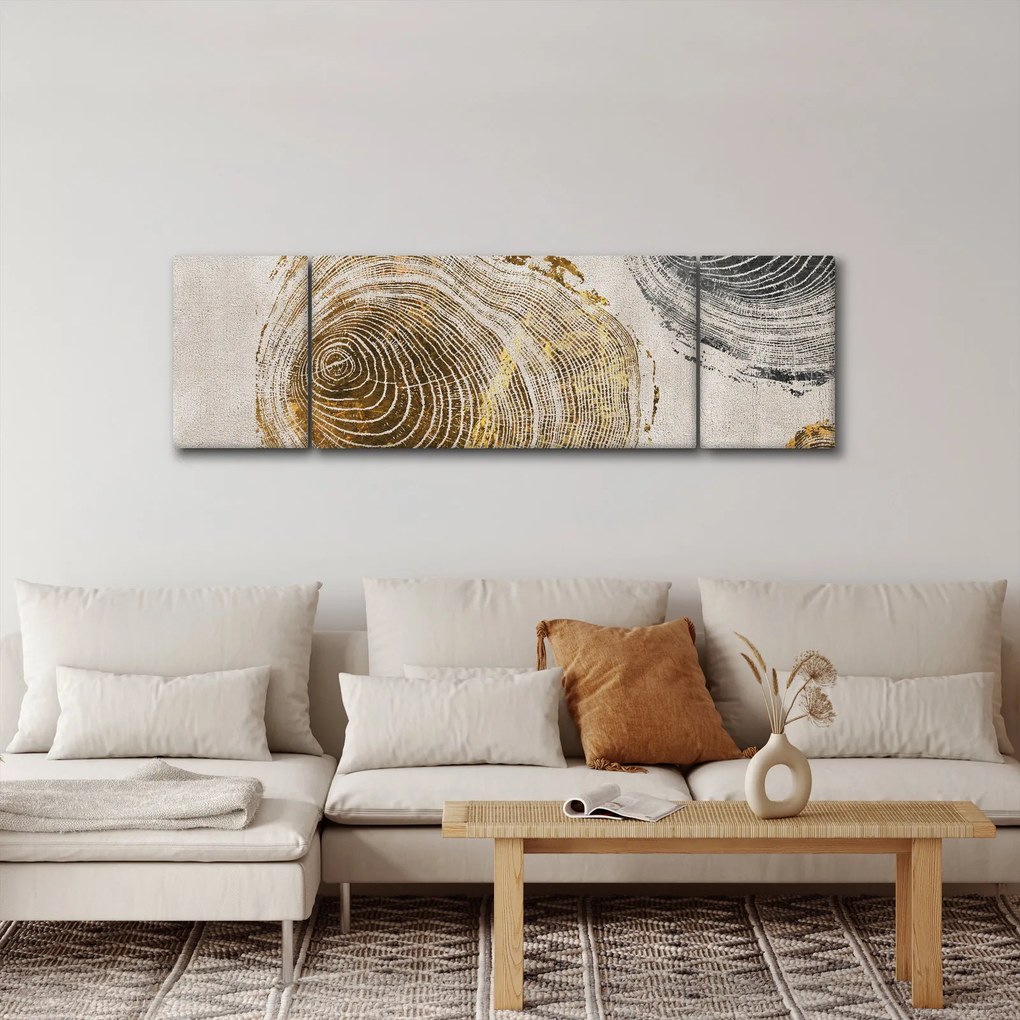 Obraz - Abstrakcja pnia (170x50 cm)