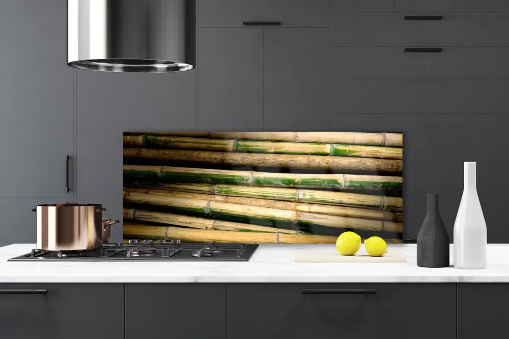 Panel Kuchenny Świeże Pędy Zielonego Bambusa