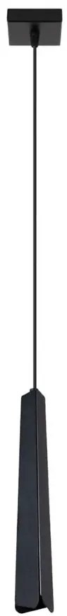 Czarna metalowa lampa wisząca nad wyspę - 3X A609 B6-A69