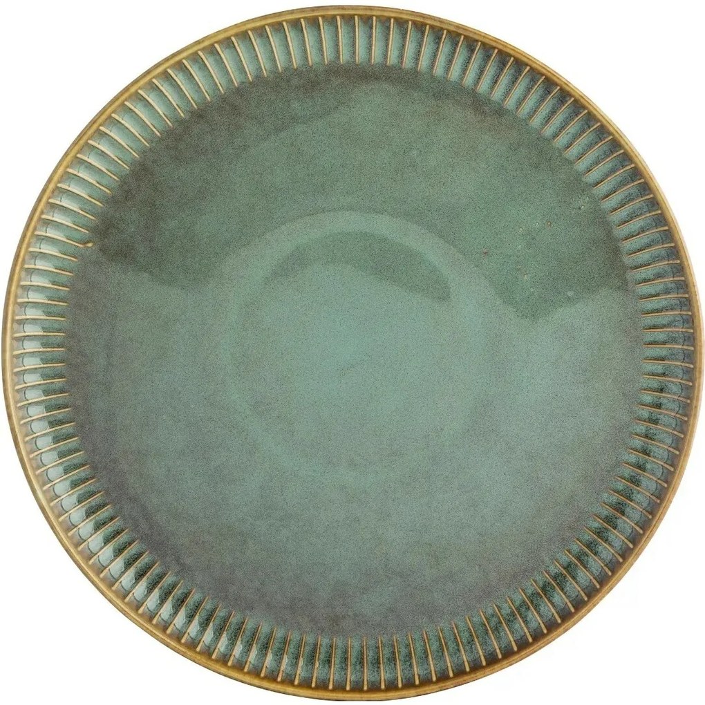 Altom Porcelanowy płytki talerz Reactive Sage, 26cm
