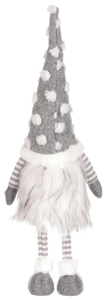 Dekoracja materiałowa Krasnal z oświetleniem LED II, 50 cm