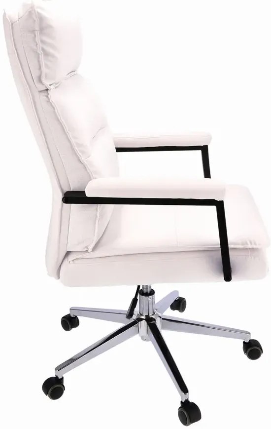 Białe krzesło obrotowe do biurka M2-C88