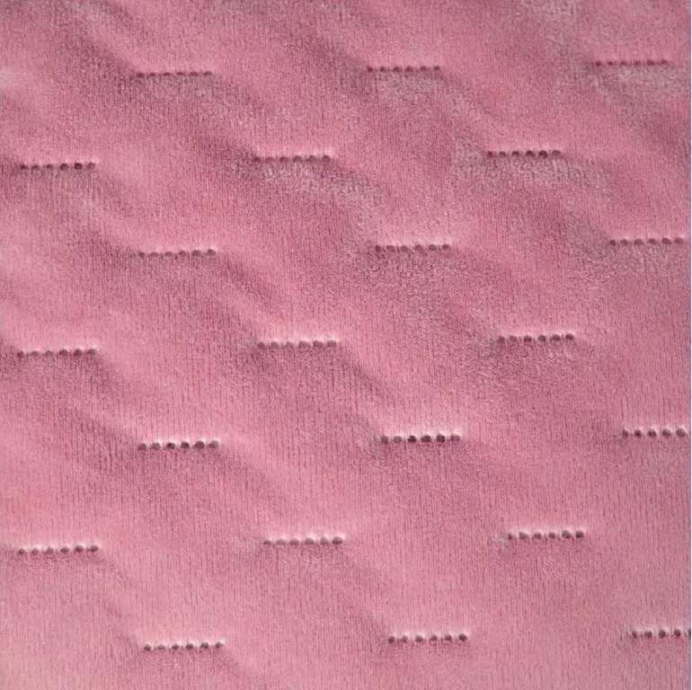 Aksamitna narzuta na łóżko ASTRALIA, różowa Rozmiar: 170 x 210 cm