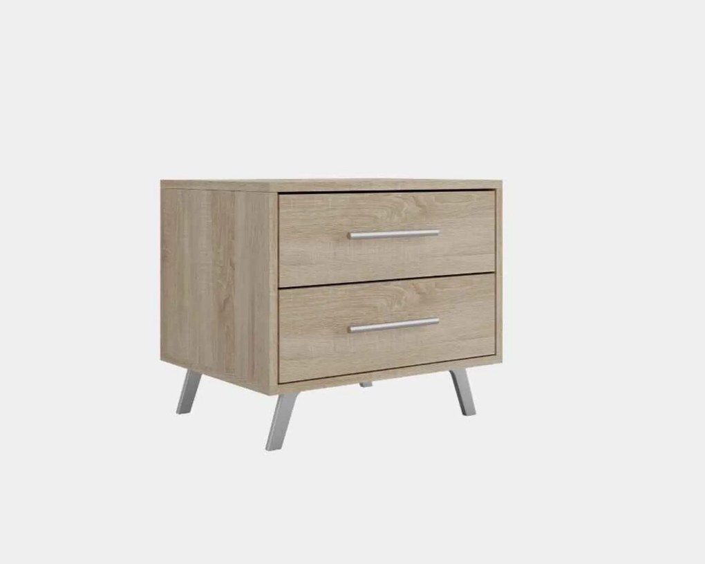 Szafka Nocna 159 ELISE 54 cm Stolik Nocny do Sypialni