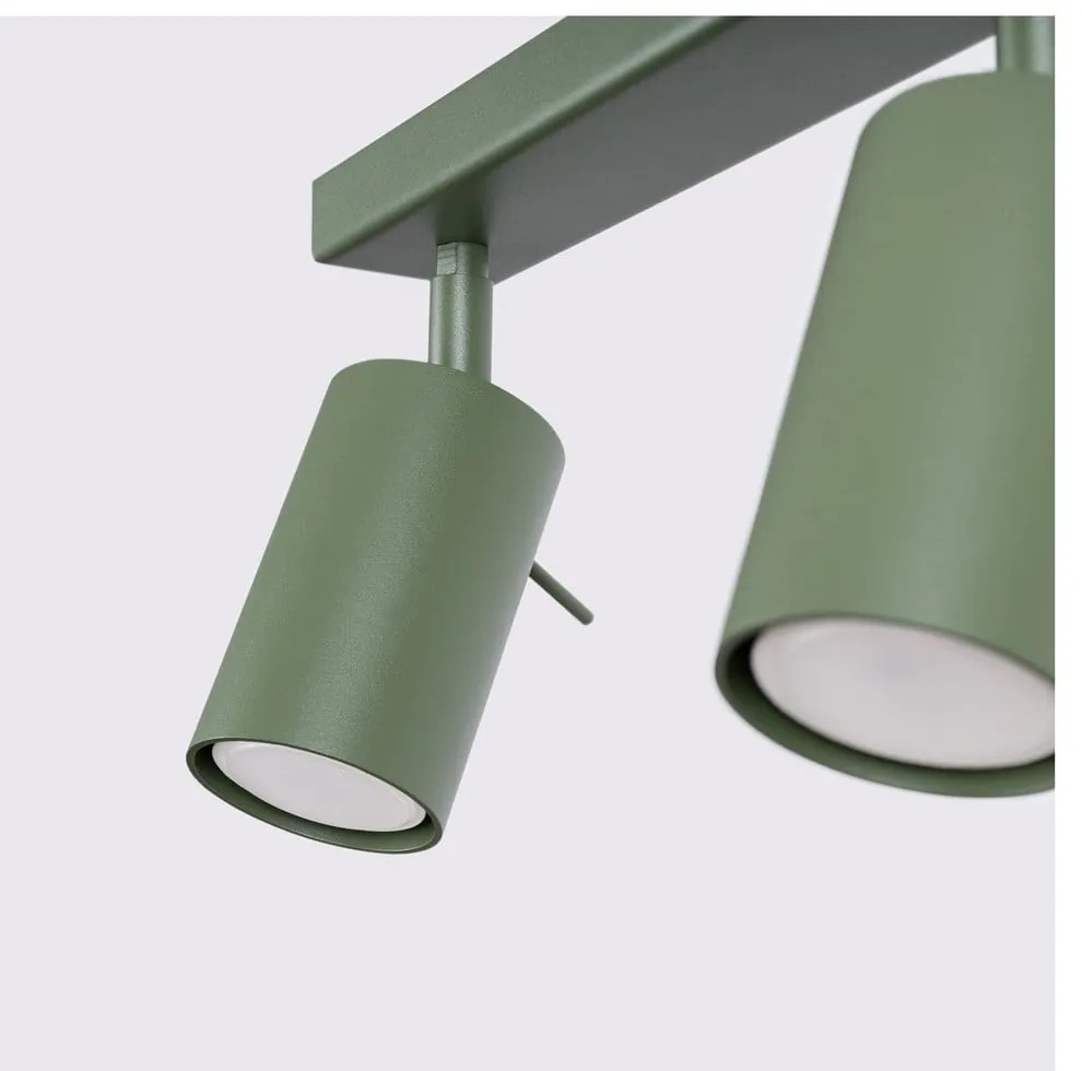 Zielona lampa punktowa 6x81 cm Etna – Sollux