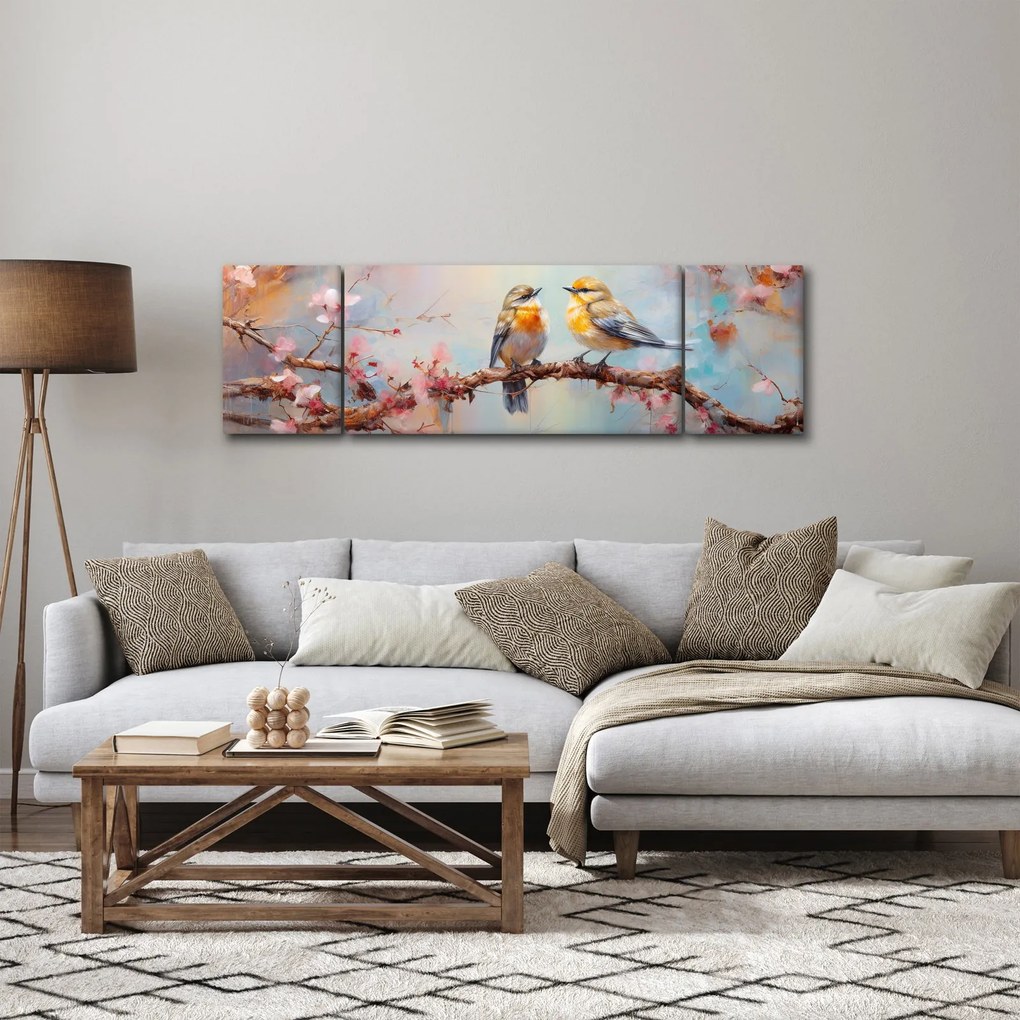 Obraz - Gołąbki (170x50 cm)