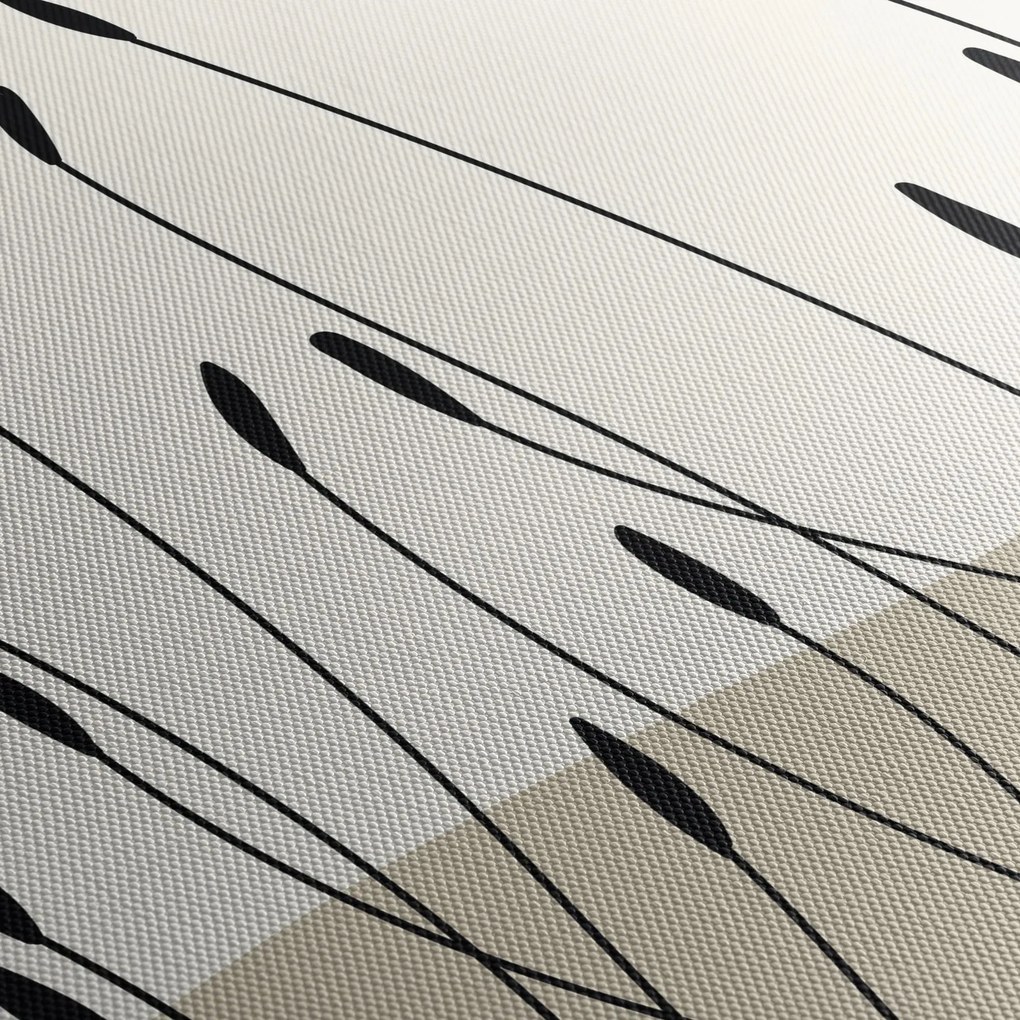 Obraz - Łąka graficzna N⁰3 (170x50 cm)