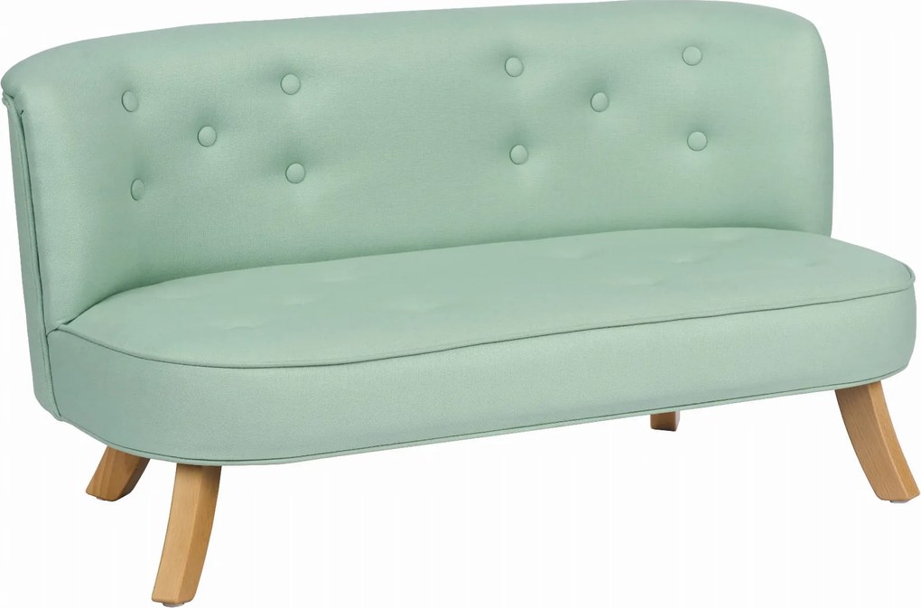 Nierozkładana sofa dziecięca Somebunny len