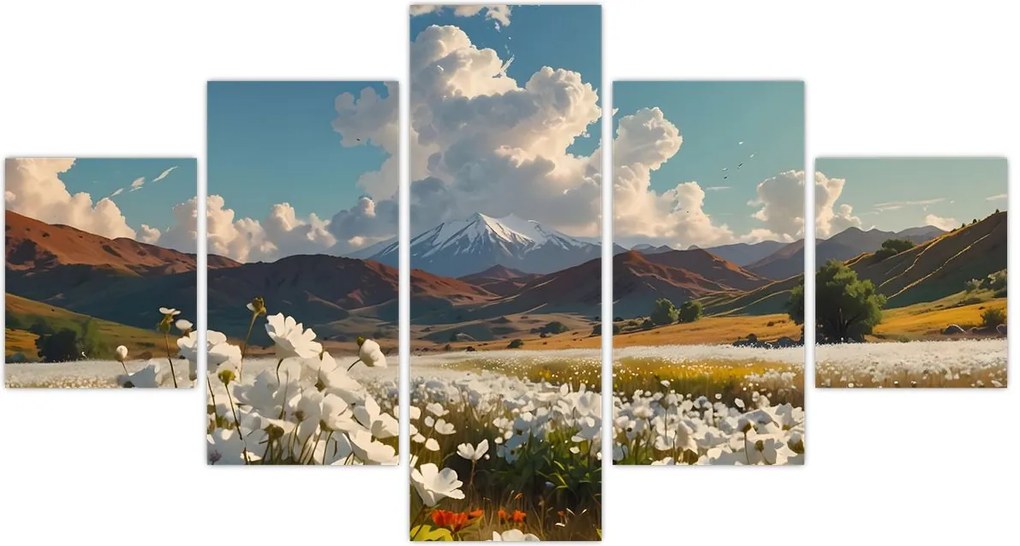 Obraz - Spokojny krajobraz (125x70 cm)