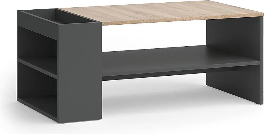 Stolik kawowy antracyt/sonoma 100x55x42 wido