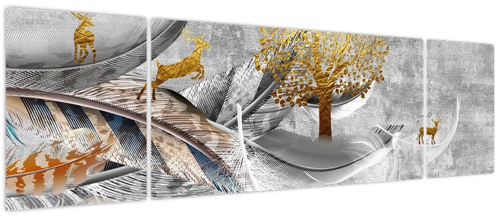 Obraz - Kolaż (170x50 cm)