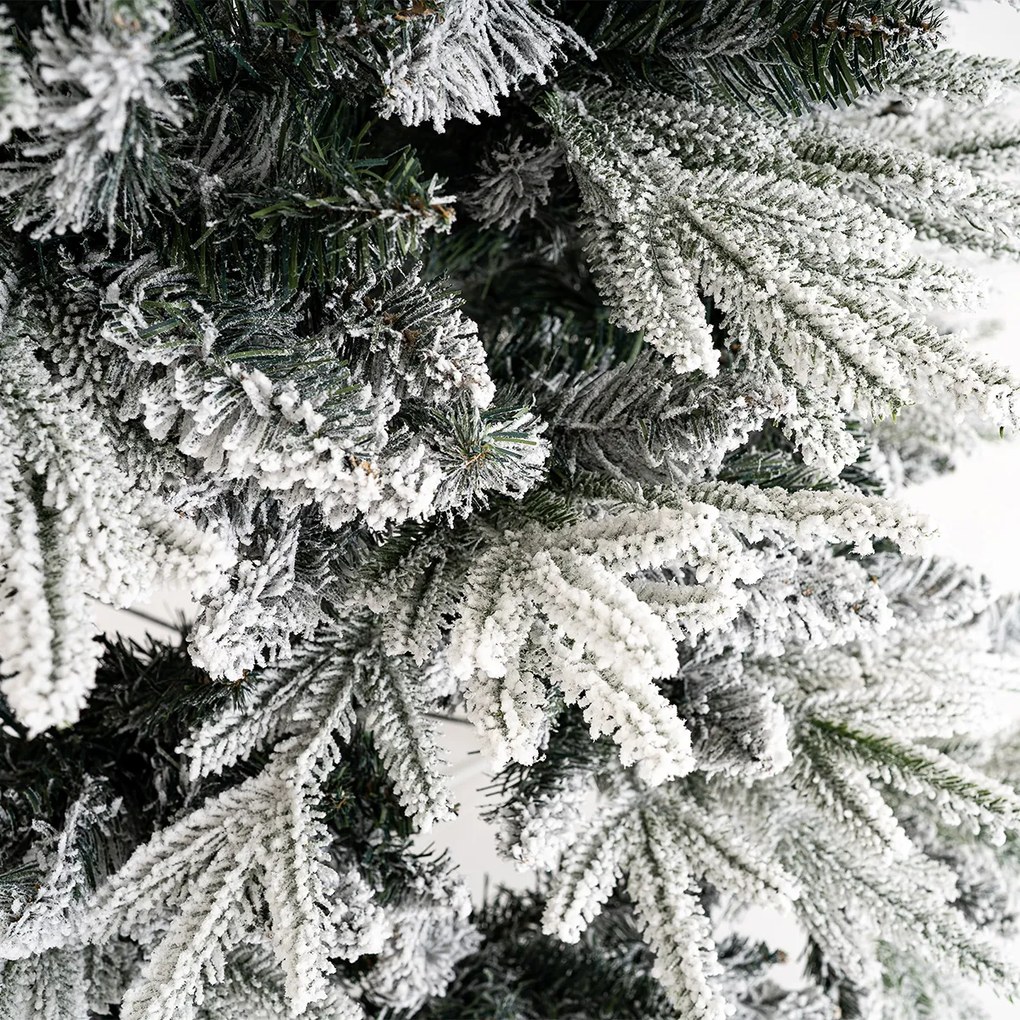 Choinka bożonarodzeniowa zaśnieżona ze stojakiem Cardiff, 120 cm, 120 cm