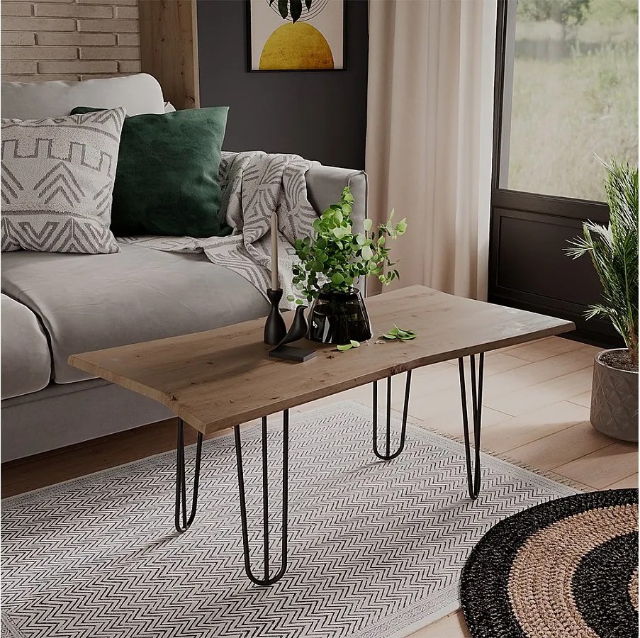 Stolik kawowy rzemieślnik 100x50x40 yan