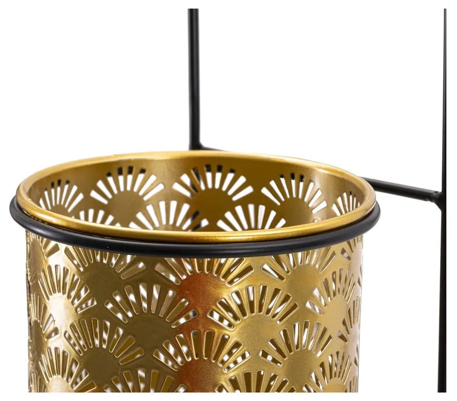 Metalowy wieszak na doniczkę ø 14 cm (wysokość 37 cm) Hong – Mauro Ferretti