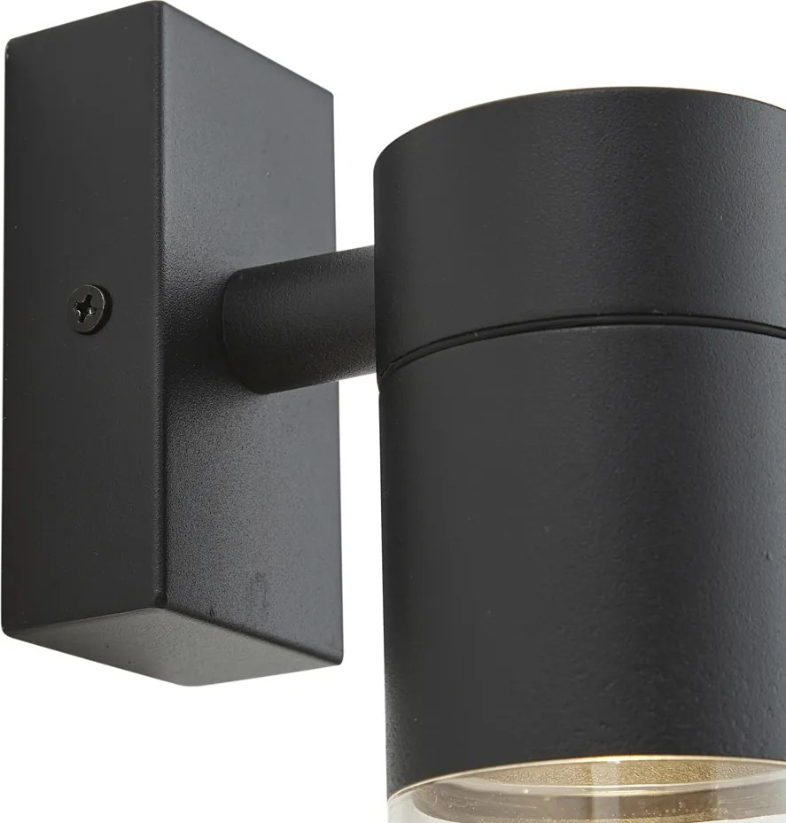 Nowoczesna lampa ścienna zewnętrzna czarna IP44 - Ensam