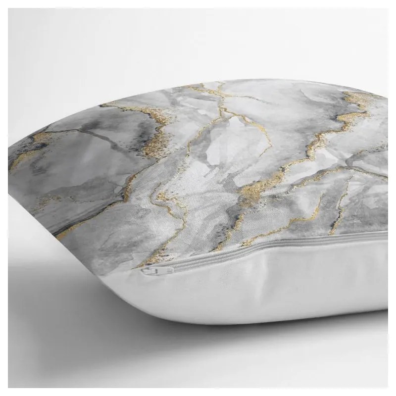 Poszewka na poduszkę Minimalist Cushion Covers Marble With Hint Of Gold, 45x45 cm