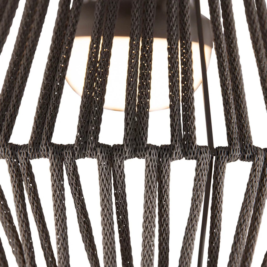 Zewnetrzna Orientalna lampa wisząca zliny zwbudowanym ściemnianym akumulatorem LED - ContraKolonialny Oswietlenie zewnetrzne