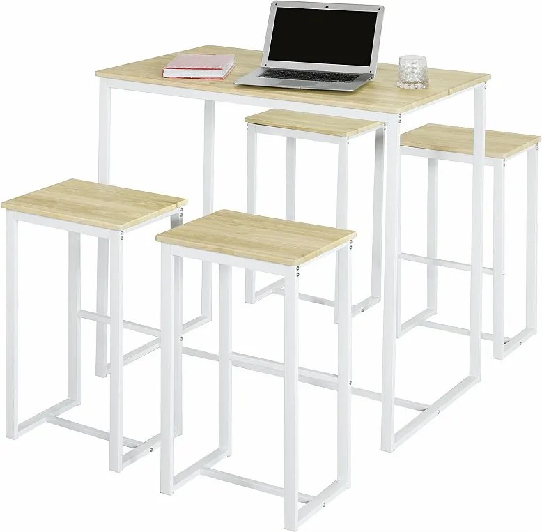 Komplet stołowy z 4 stołki OGT15-WN