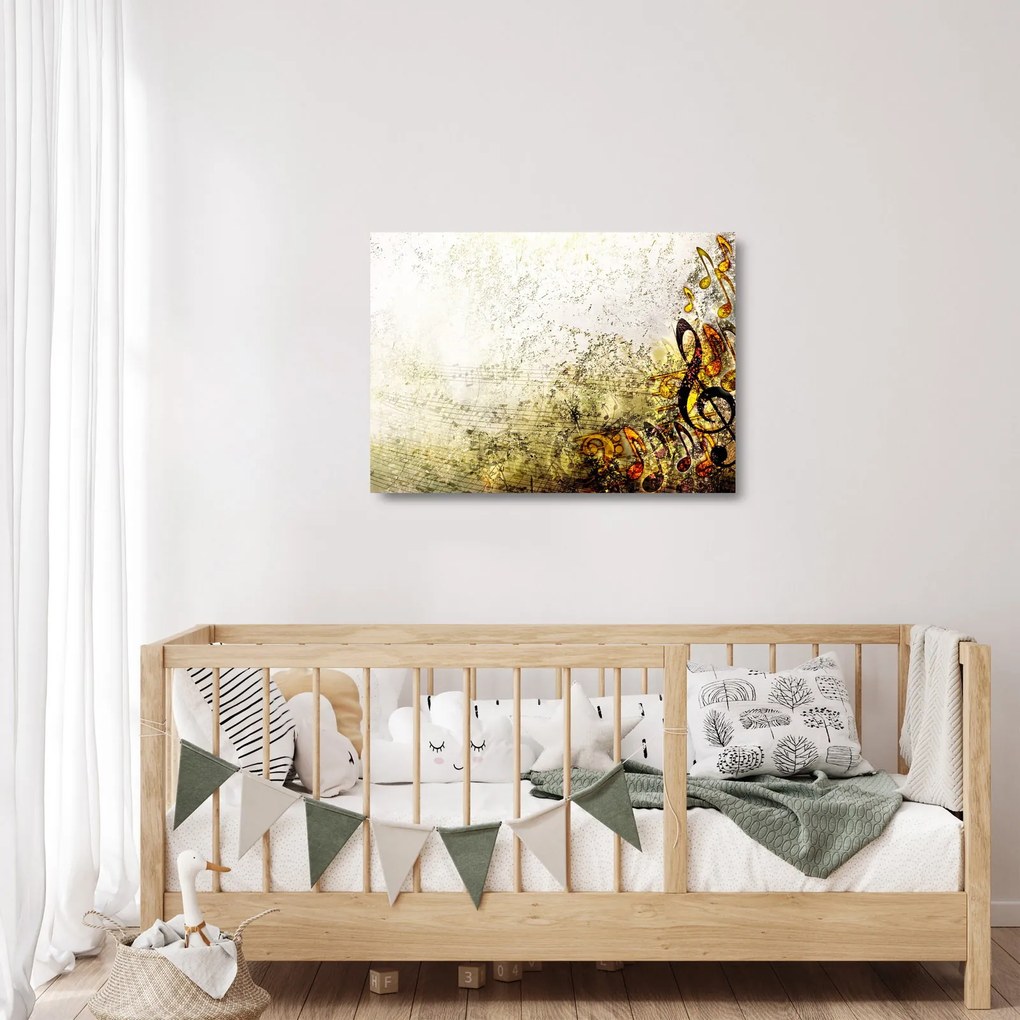 Obraz na szkle - Potęga muzyki (70x50 cm)