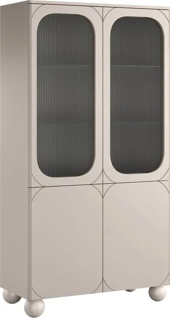 Witryna Sonatia II do salonu 100 cm - kaszmir