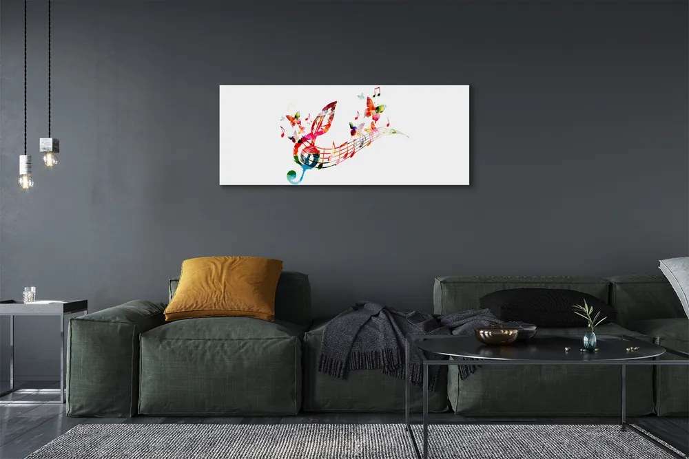 Duży obraz na płótnie Lekkość Motyli I Muzyki