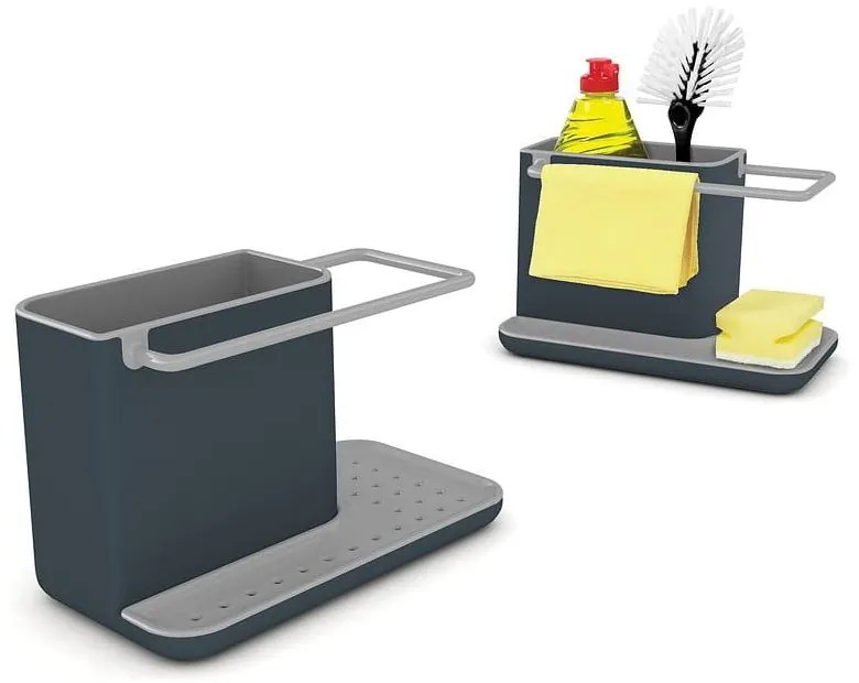 Szary stojak na środki czystości Joseph Joseph Caddy Sink Tidy